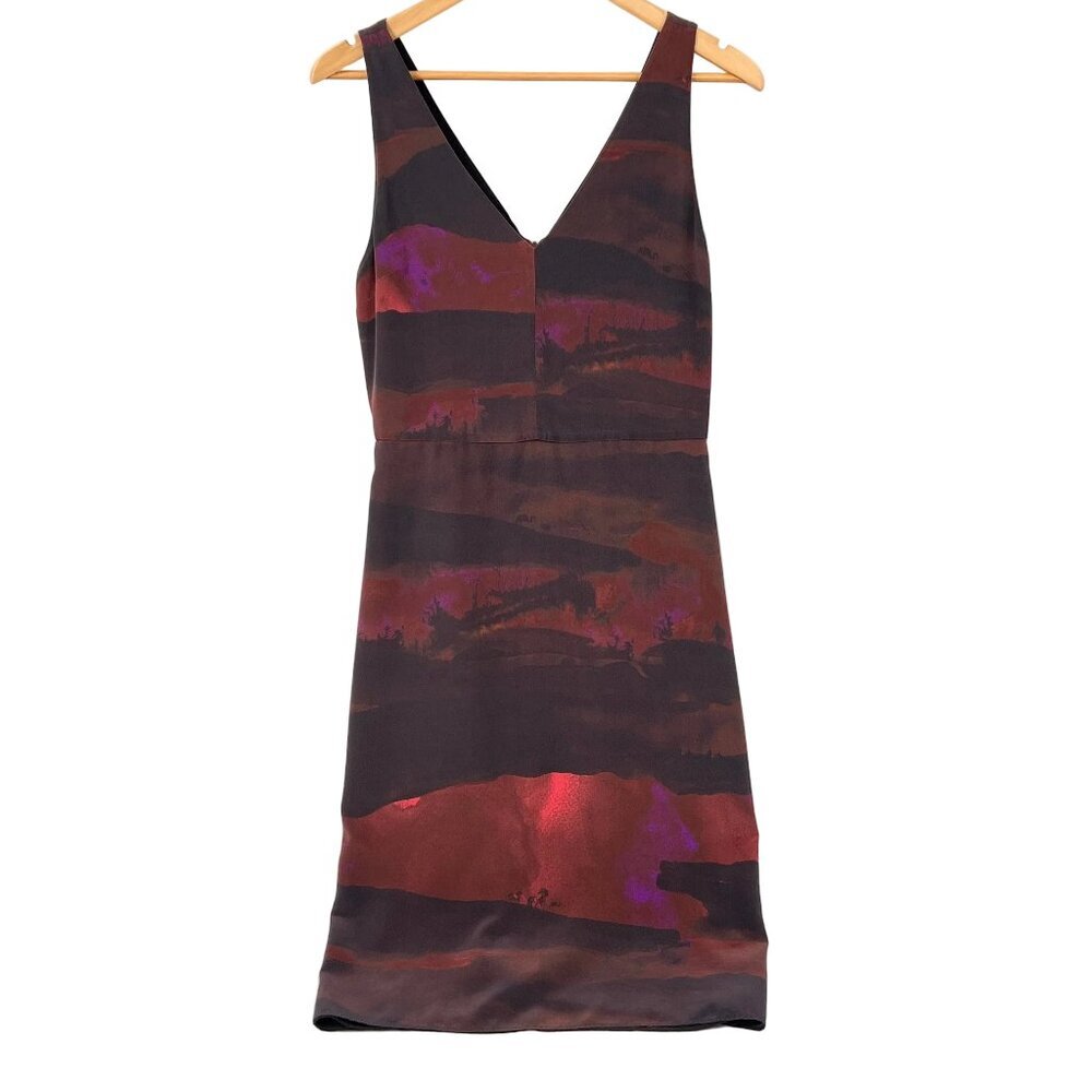 Babaton Corey Silk Sleevless Midi Dress